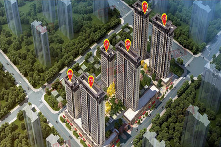 密州金地花园3室1厅1卫96m2精装修